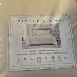 Simple Living Comforter Set