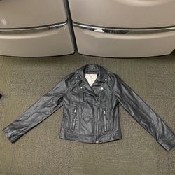 Kid Abercrombie Leather Jacket