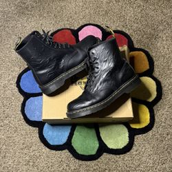 Dr Martens 1460 Flames Emboss Leather