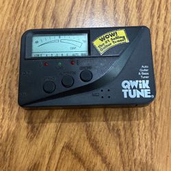 QWIK Tune Guitar And Bass Tuner QT-1