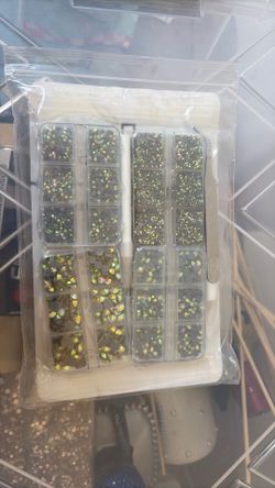 Ab hotfix rhinestones 5 sizes