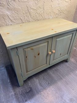 Solid Wood Storage Cabinet (HEAVY) - Local Delivery for a Fee - See My Other Items 😀
