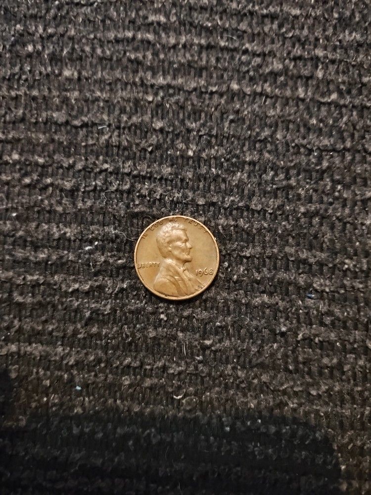 1968 Penny No Mint