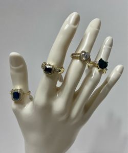 High-quality 14k gold-laminate jewelry for daily wear; rings in various designs.
