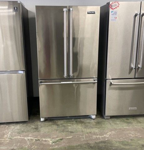 Viking French Door Refrigerator Stainless Steel