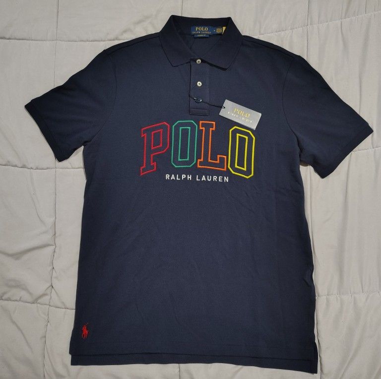 Polo Ralph Lauren Logo Mesh Shirt Size Medium NWT