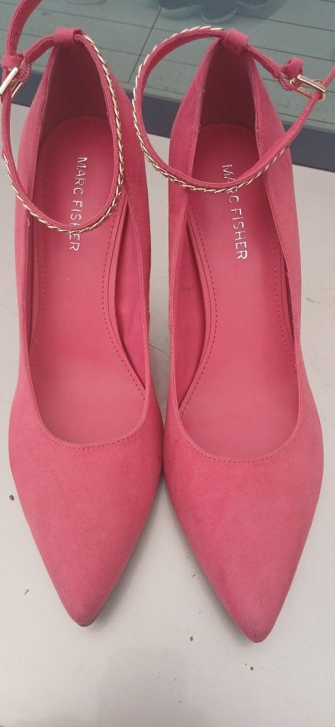 MARC FISHER WOMENS PINK HEELS