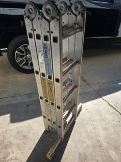 Krause Multimatic Aluminum Multi-Position Ladder