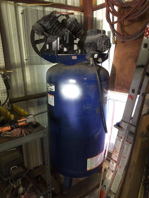 80 gal. Air compressor bought new for 2400 ill take half that or a