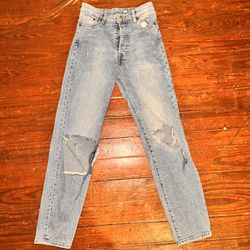 Denim Distressed Jeans 
