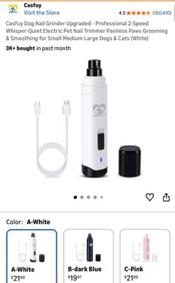 Casfuy Dog Nail Grinder