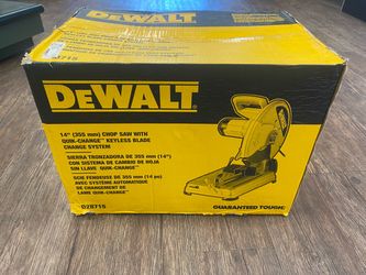 Brand new DeWalt D28715 14-Inch Chop Saw