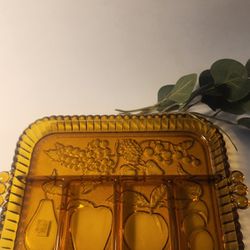 Vintage Indiana Glass Serving Tray