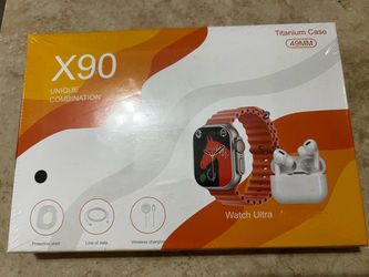 Brand new X90 smartwatch and wireless earbuds combo set
