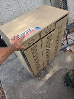 Steel cabinet for nuts and bolts? Great box