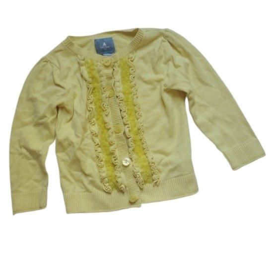 Baby Gap Yellow Knit Longsleeve Cardigan-12-18M