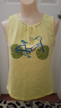 Girls Lands' End Bicycle Tank size 14