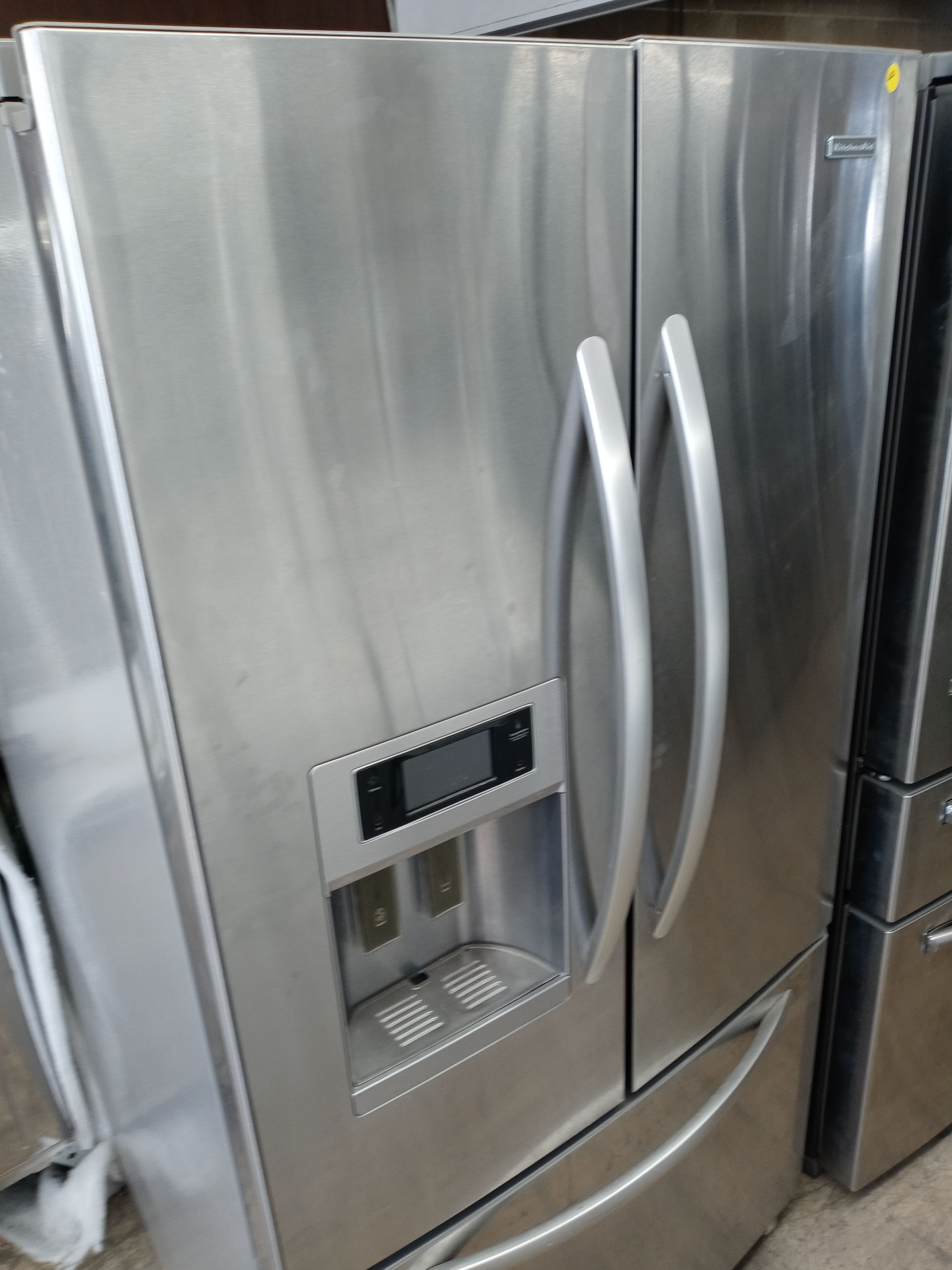 KitchenAid stainless steel french door refrigerator - Free delivery