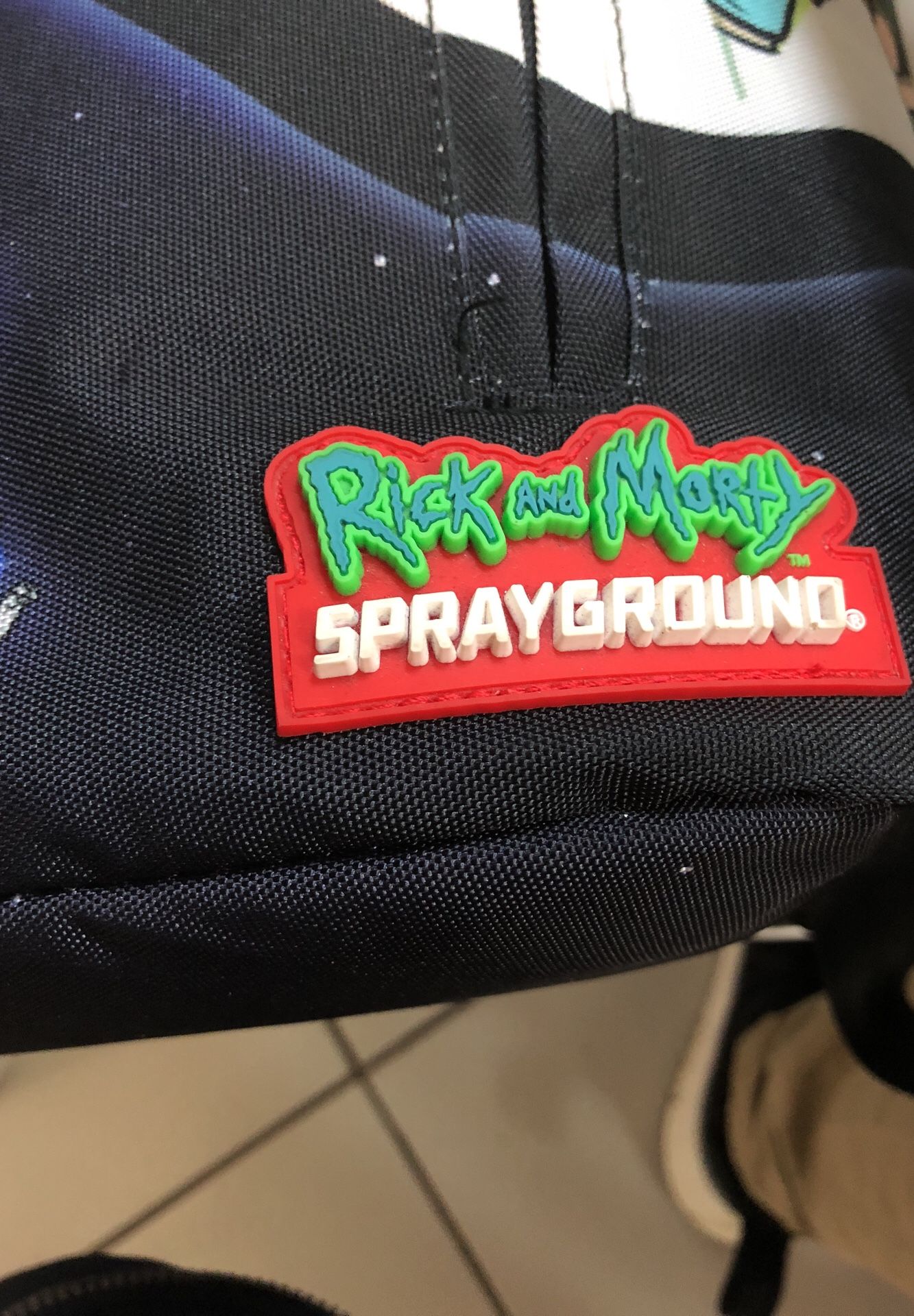 Sprayground Rick & Morty Spaceship Oops Backpack – Limited Edition