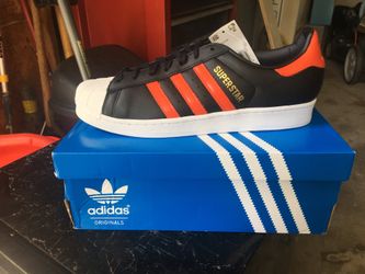 $65TODAY ONLY!!!!!Adidas superstar size 12 new in box