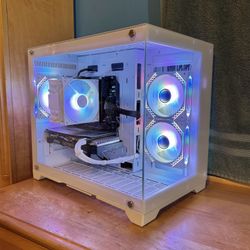 White RGB Gaming PC | Nvidia RTX 2060, 1TB, Ryzen 5, 16GB Ram, Computer