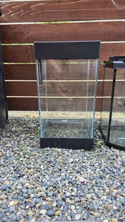 3 Aquariums with Hoods- Free