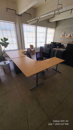 Vintage IKEA L-shaped Corner Desk