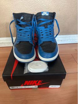 Jordan 1 High Marine Blue Used. SZ 10 Nice Condition. Price Firm Cash Or Bitcoin Only