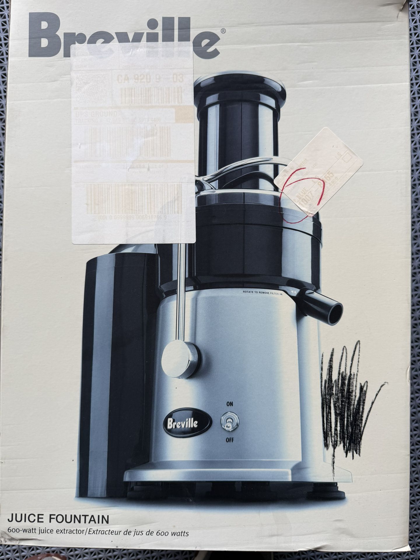 Breville Juice Fountain Model JE900