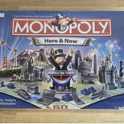 Monopoly, Here & Now - America Has Voted - 2006 Edition Board Game - NEW SEALED!