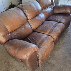 Leather Couch 