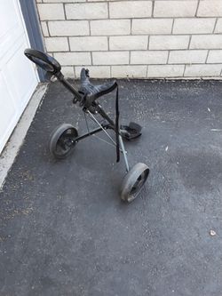2-Wheel Folding Push Golf Cart