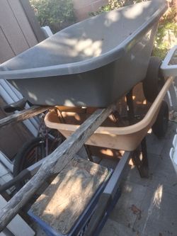 2 wheelbarrows- used