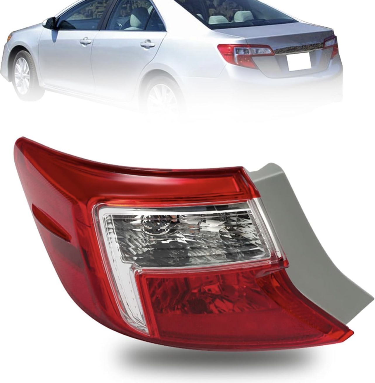munirater 1-Pack Tail Light Brake Lamp Assembly Replacement for 2012-2014 Toyota Camry Left Side (contact info removed), TO(contact info removed)
