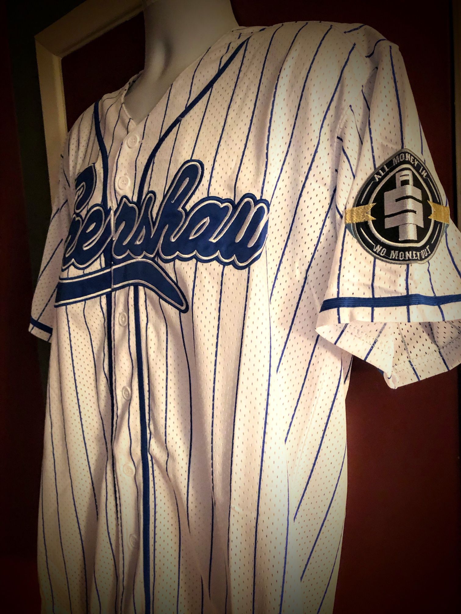 Nipsey Hussle 33 Crenshaw High School Blue Baseball Jersey — BORIZ