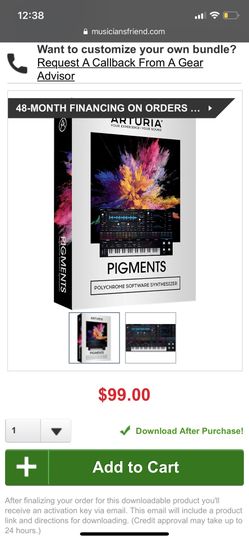 Arturia Pigment vst plugin both Mac and windows