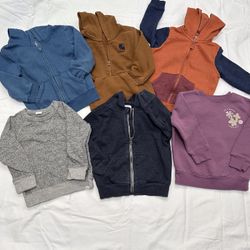 1 Bundle 6 Sweatshirts Size 3 T
