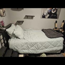 Twin XL Bedframe and Mattress