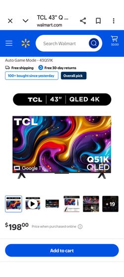 TCL 43 INCH QLED SMART TV SERIES
