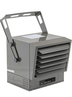 Comfort Zone Hard-Wired Digital Ceiling Mount Heater with Full-Function Remote, 10,000 Watt, 240 Volt, Fan-Forced, Overheat Protection, Thermostat & 1