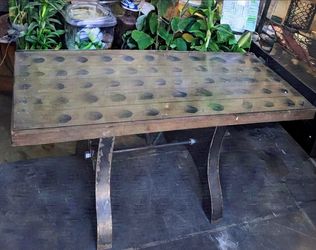 Maxxi Vladi Delsoglio Custom Made Riddling Rack Dining Table