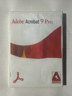 Adobe Acrobat 9 Pro DVD - Lifetime Key For Windows