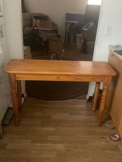 End table solid wood