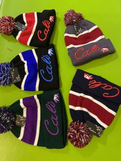 Gorros, Beanies Embroidered Beanie Black Warm with Winter Cuff