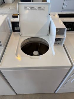Speed Queen Commercial 3.2 Cu. Ft. White Agitator Coin Drop Top Load Electric Washer