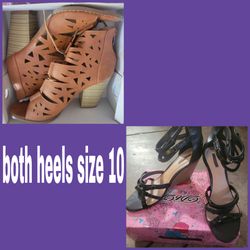 Size 10 summer heels