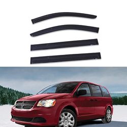 Window Rain Guards fits: 2008-2020 Dodge Grand Caravan / Chrysler Town & Country 