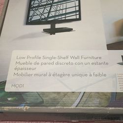 TV Mount With Shelf