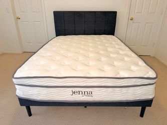 Jenna by Modway Mattress with Bed Frame