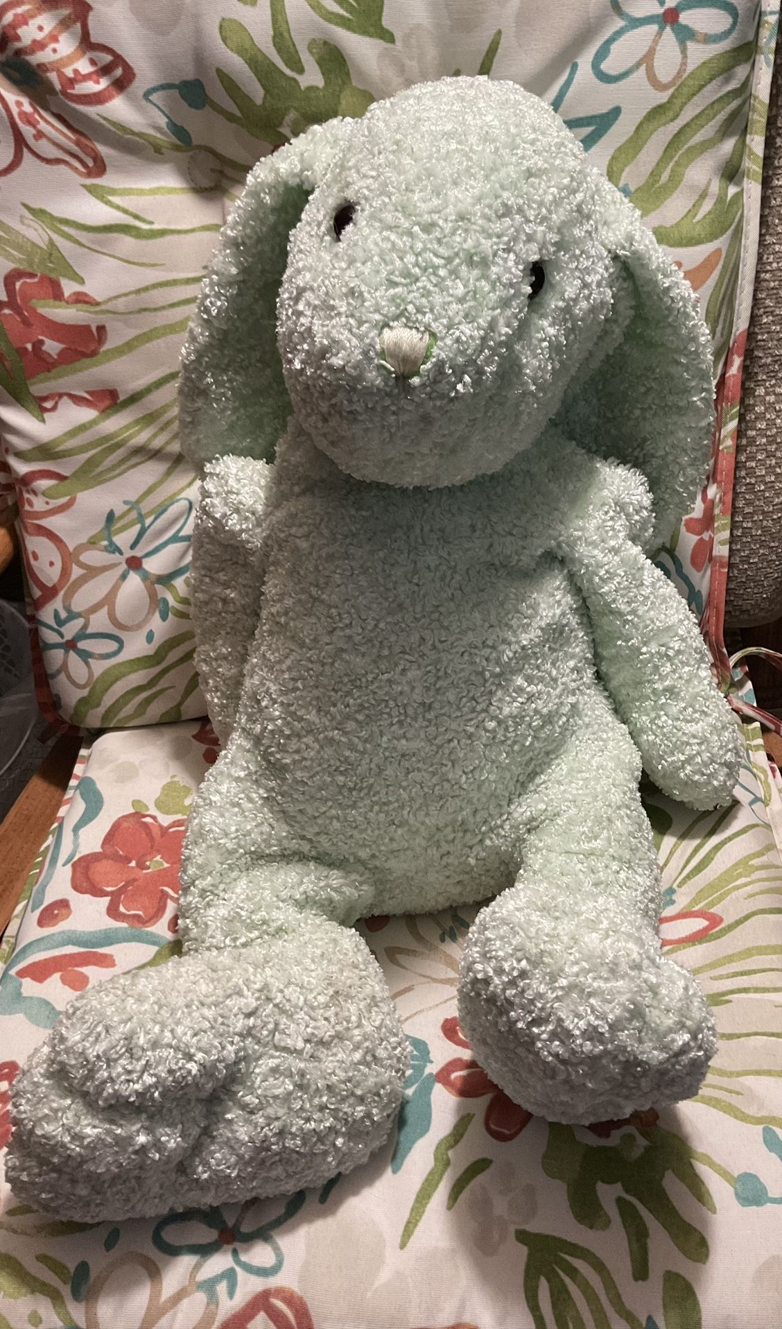 Mint Green Plush Bunny